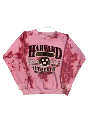 Vintage Harvard Tie Dye Sweatshirt