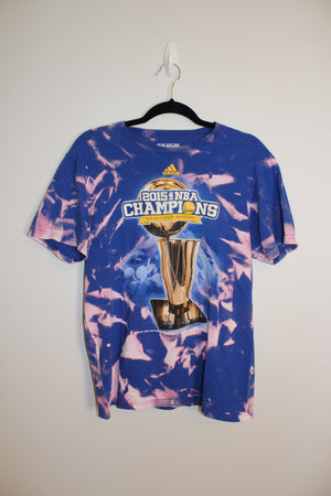 Golden State Warriors 2015 NBA Champions Bleached Shirt