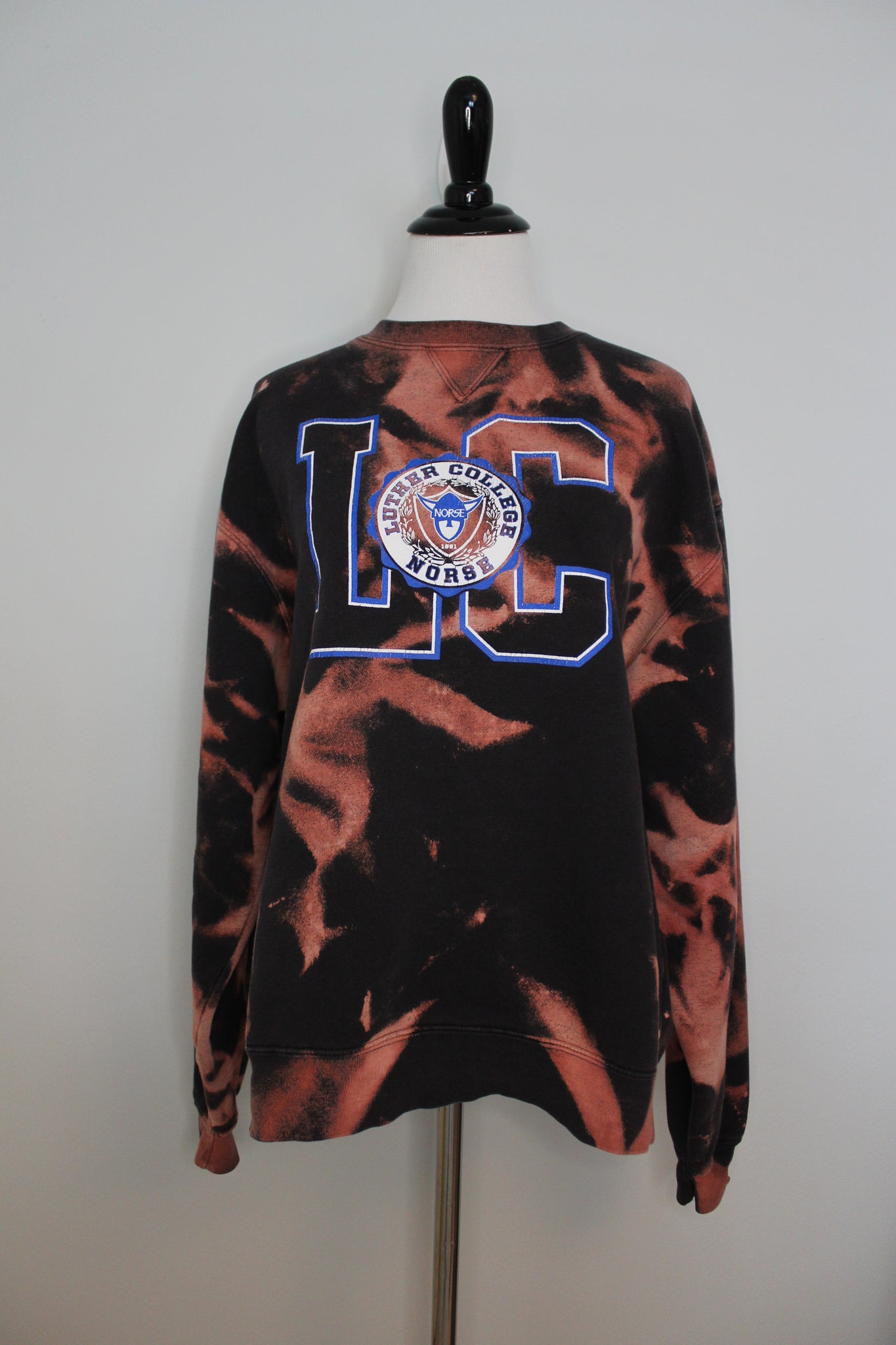 Vintage Luther College Norse Bleached Sweatshirt