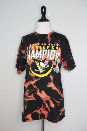 Pittsburgh Penguins 2017 Stanley Cup Champions Bleached Shirt