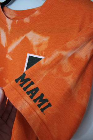 University of Miami Bleached Shirt