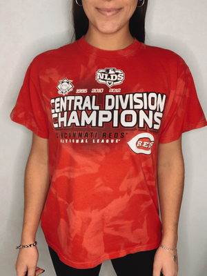 Cincinnati Reds Central Division Champions Bleached Shirt
