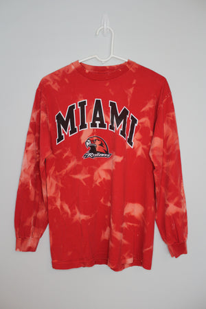 Miami of Ohio Bleached Long Sleeve Shirt