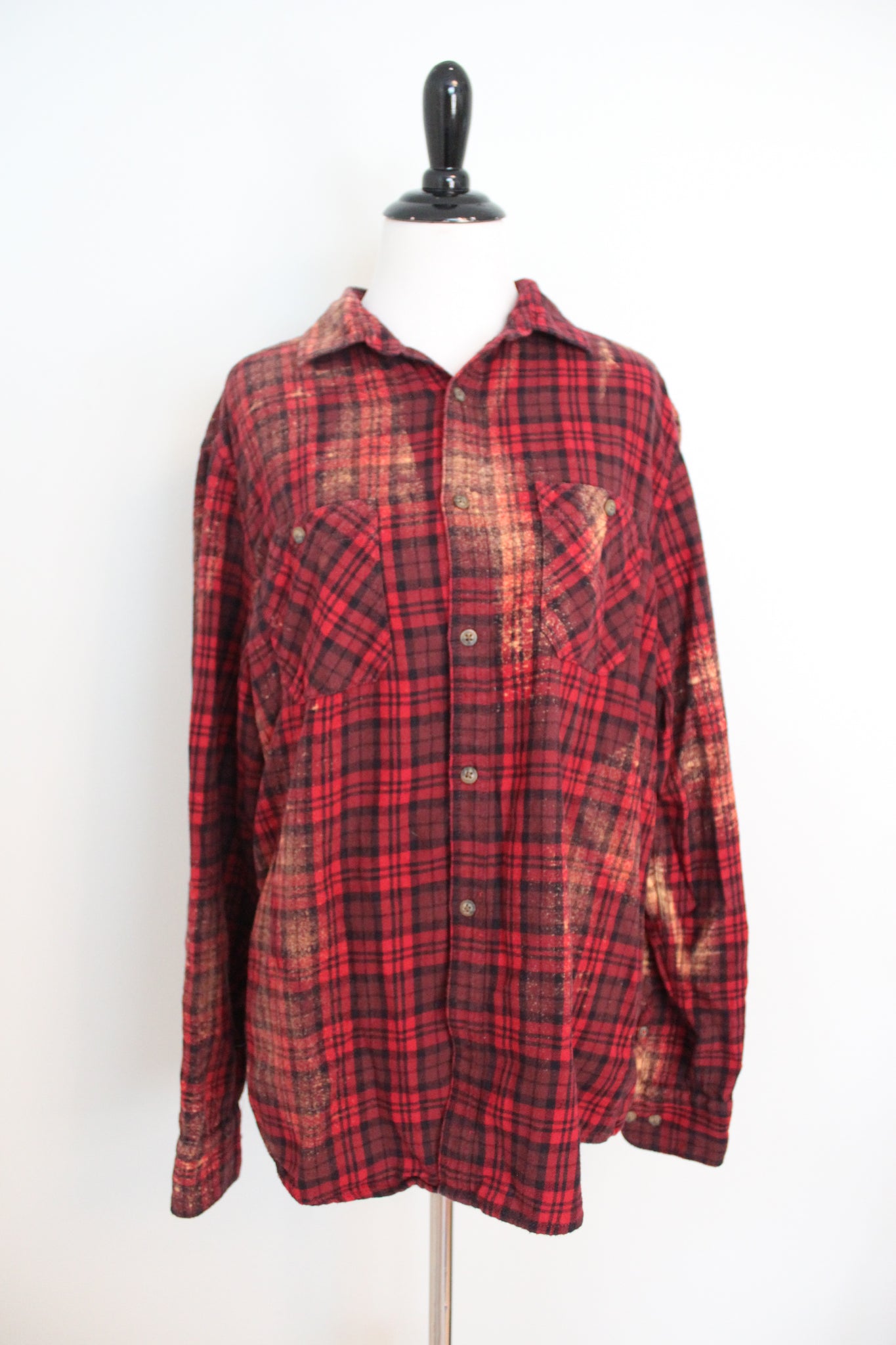 St.Louis Cardinals Bleached Flannel Shirt – Kampus Kustoms