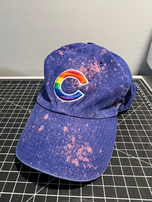 Chicago Cubs Pride Bleached Hat