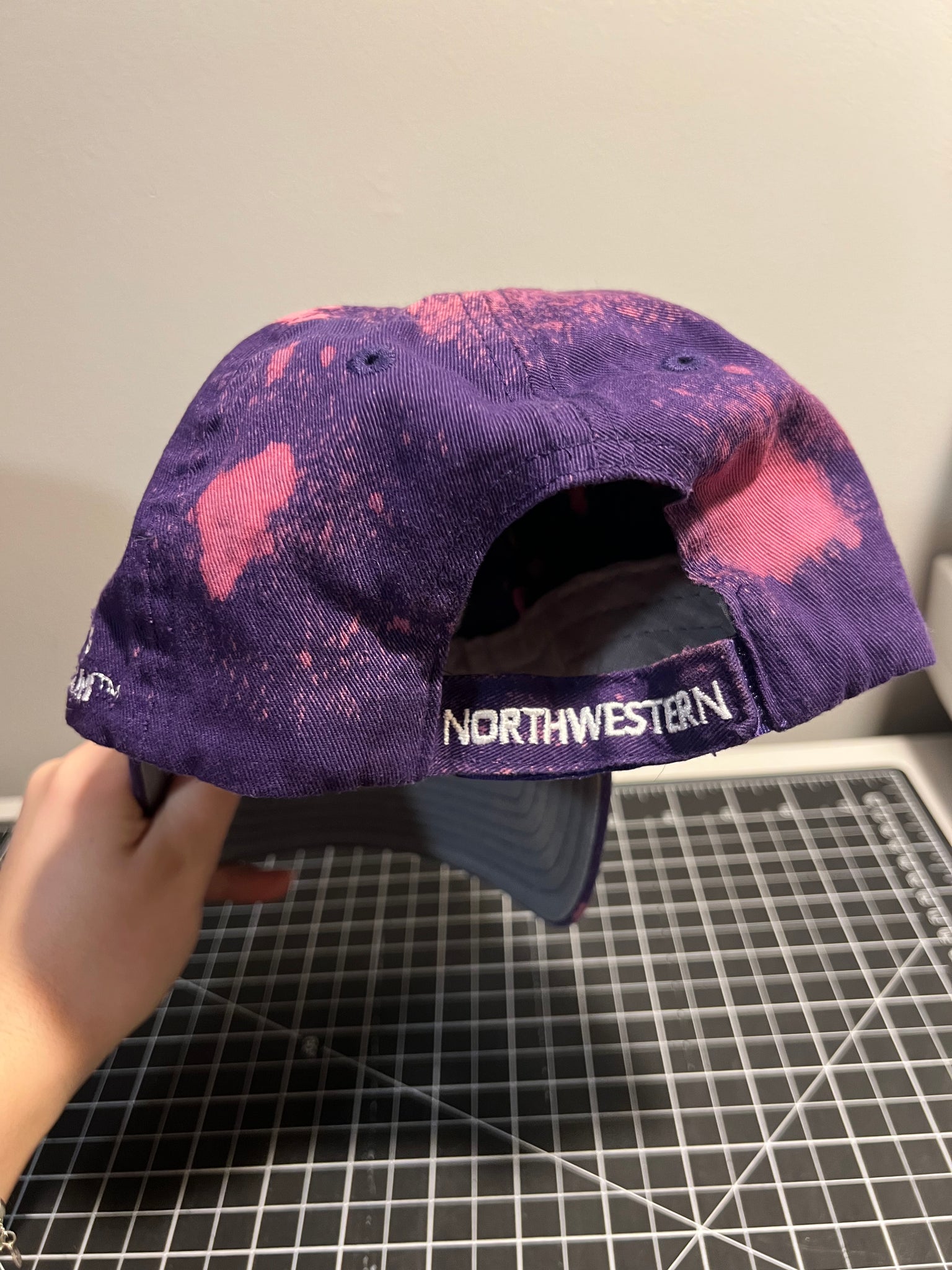 Northwestern University Bleached Hat