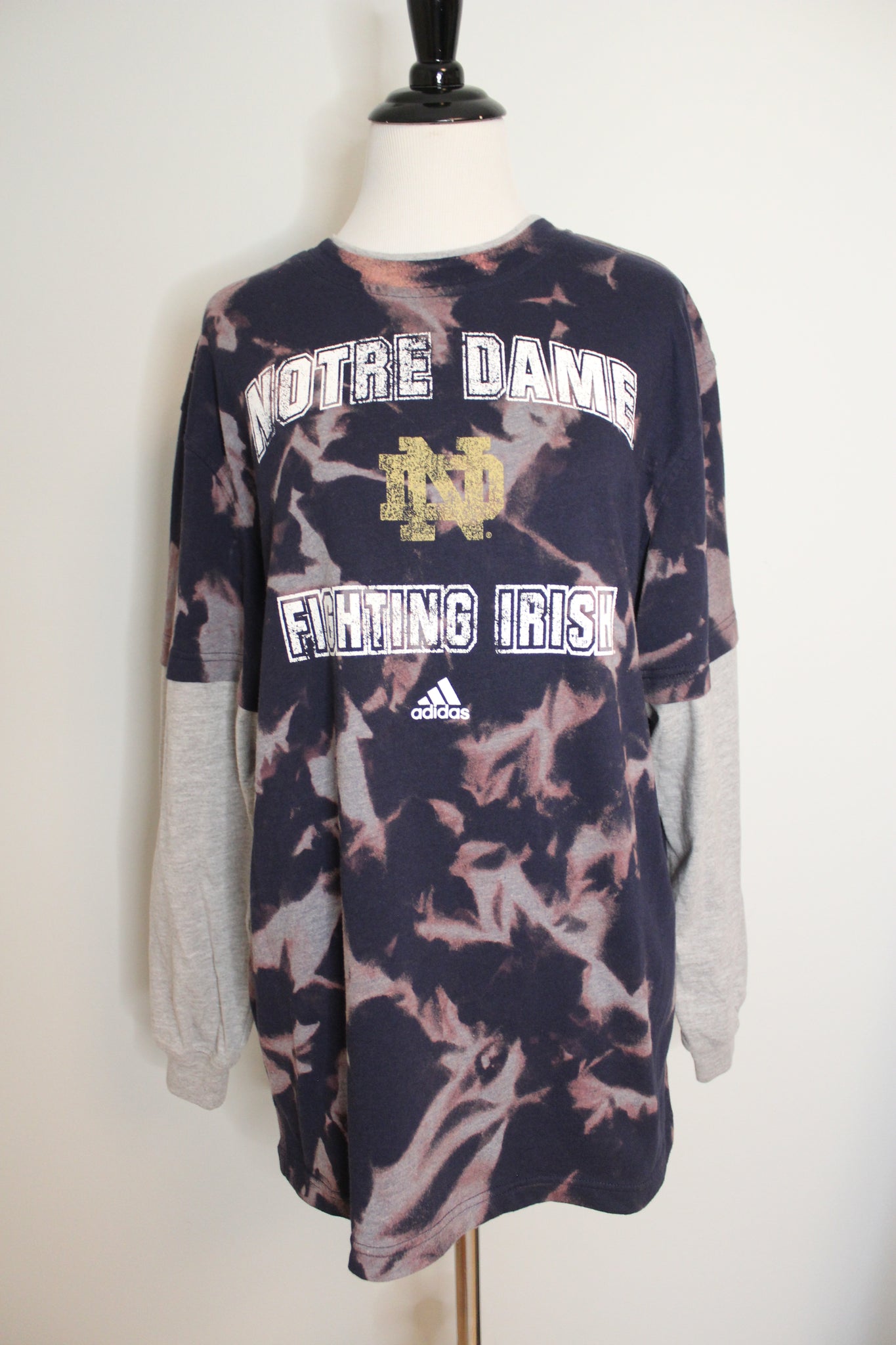 University of Notre Dame Bleached Long Sleeve Shirt